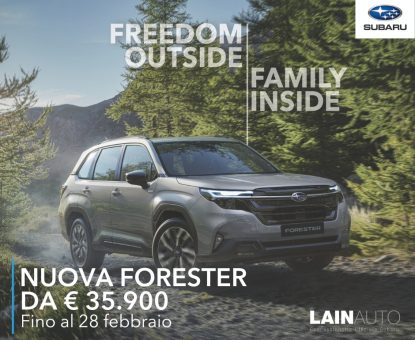 Promo Nuova Forester